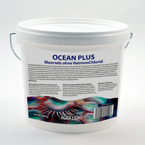 Ocean Plus - Meersalz ohne Natriumchlorid 5 Kg